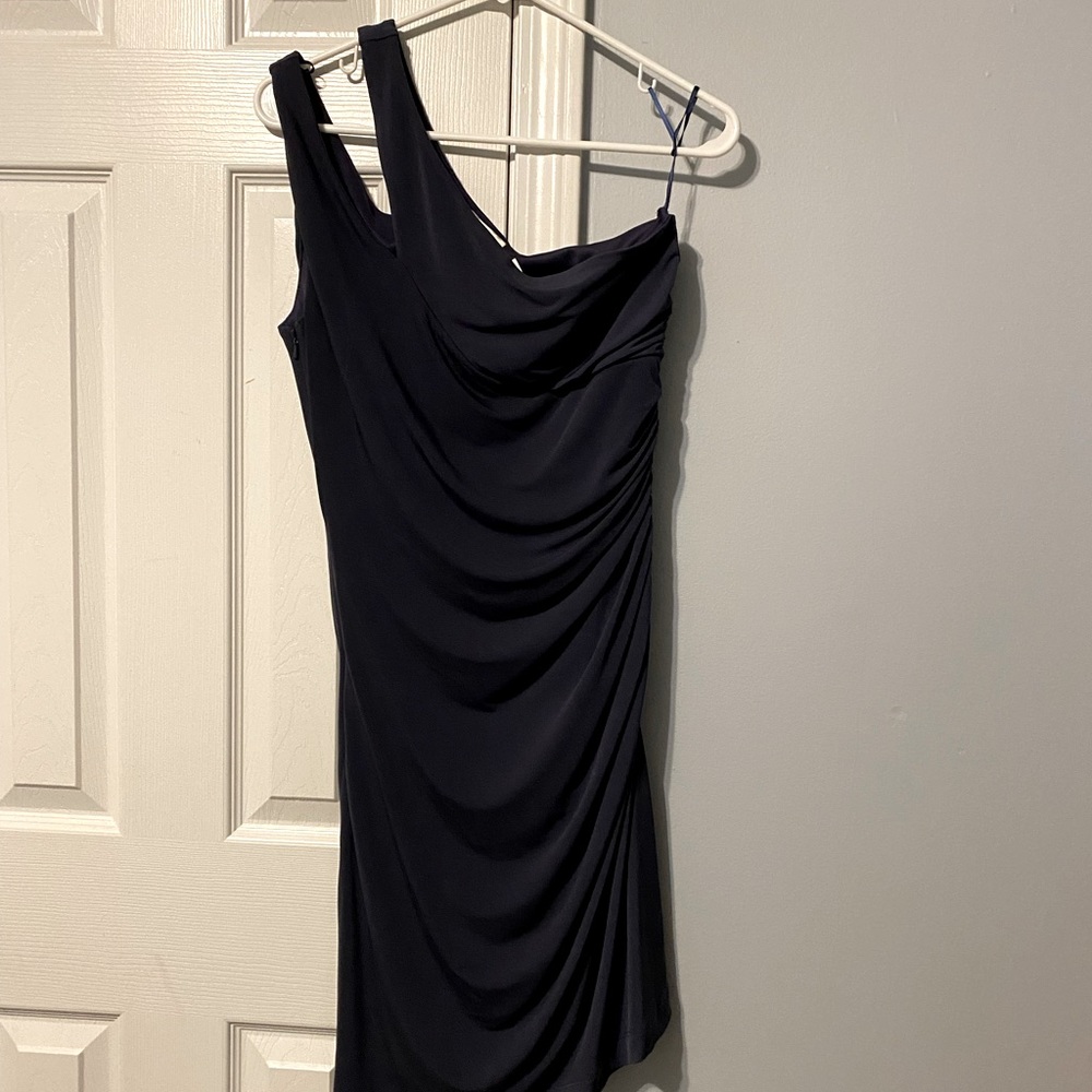 Size 8 cocktail one shoulder dress